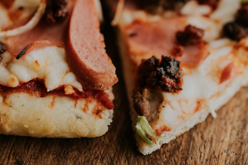 Garden Fresh Veggie pizza with seasonal vegetables